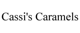 CASSI'S CARAMELS trademark