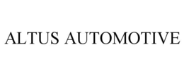 ALTUS AUTOMOTIVE trademark