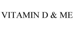 VITAMIN D & ME trademark