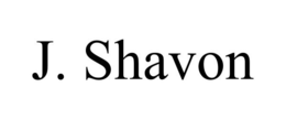 J. SHAVON trademark