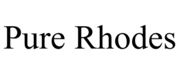 PURE RHODES trademark