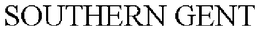 SOUTHERN GENT trademark