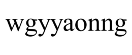 WGYYAONNG trademark