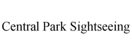 CENTRAL PARK SIGHTSEEING trademark