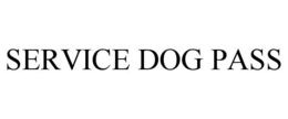 SERVICE DOG PASS trademark