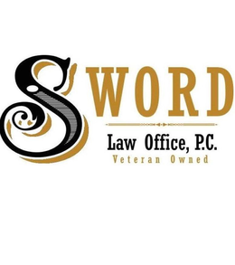 SWORD LAW OFFICE, P.C. VERTERAN OWNED trademark