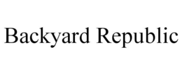 BACKYARD REPUBLIC trademark