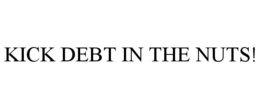KICK DEBT IN THE NUTS! trademark