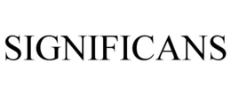 SIGNIFICANS trademark