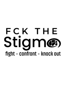 FCK THE STIGMA FIGHT - CONFRONT - KNOCK OUT trademark