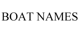 BOAT NAMES trademark