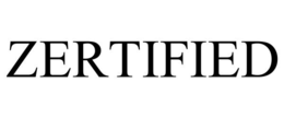 ZERTIFIED trademark