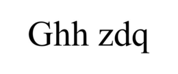 GHH ZDQ trademark