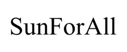 SUNFORALL trademark