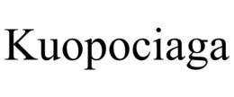 KUOPOCIAGA trademark