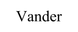VANDER trademark