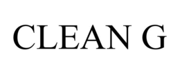 CLEAN G trademark