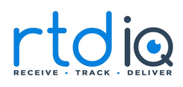 RTDIQ RECEIVE · TRACK · DELIVER trademark