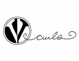 V CURLS trademark