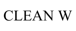CLEAN W trademark
