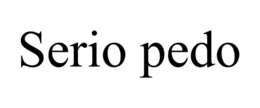 SERIO PEDO trademark