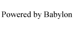 POWERED BY BABYLON trademark