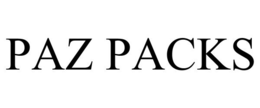 PAZ PACKS trademark