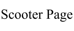 SCOOTER PAGE trademark