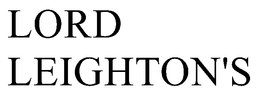 LORD LEIGHTON'S trademark