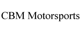 CBM MOTORSPORTS trademark