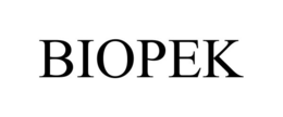 BIOPEK trademark