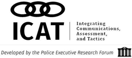 ICAT INTEGRATING COMMUNICATIONS, ASSESSMENT, AND TACTICS DEVELOPED BY THE POLICE EXECUTIVE RESEARCH FORUM trademark
