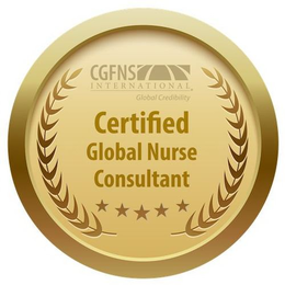 CGFNS INTERNATIONAL GLOBAL CREDIBILITY CERTIFIED GLOBAL NURSE CONSULTANT trademark