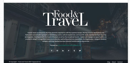 FOOD & TRAVEL trademark