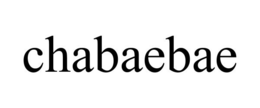 CHABAEBAE trademark