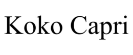 KOKO CAPRI trademark
