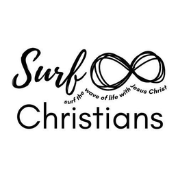 SURF 8 CHRISTIANS, SURF THE WAVE OF LIFE WITH JESUS CHRIST trademark