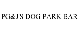 PG&J'S DOG PARK BAR trademark
