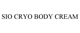 SIO CRYO BODY CREAM trademark
