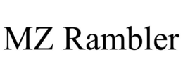 MZ RAMBLER trademark