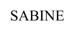SABINE trademark