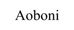 AOBONI trademark