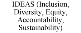 IDEAS (INCLUSION, DIVERSITY, EQUITY, ACCOUNTABILITY, SUSTAINABILITY) trademark