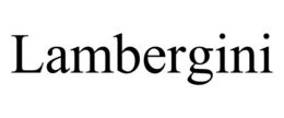 LAMBERGINI trademark