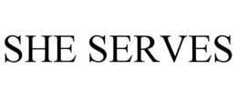 SHE SERVES trademark