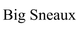 BIG SNEAUX trademark