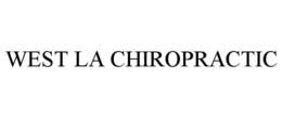 WEST LA CHIROPRACTIC trademark