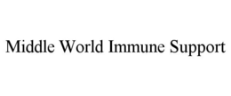 MIDDLE WORLD IMMUNE SUPPORT trademark