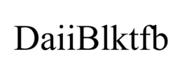 DAIIBLKTFB trademark
