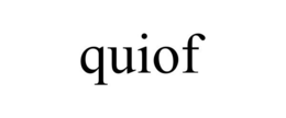 QUIOF trademark